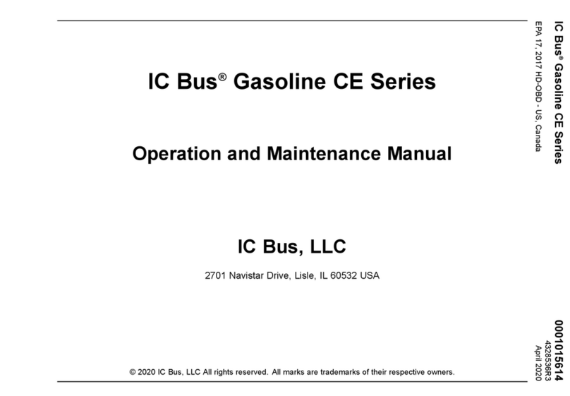 IC Bus Gasoline CE Series Operation and maintenance manual