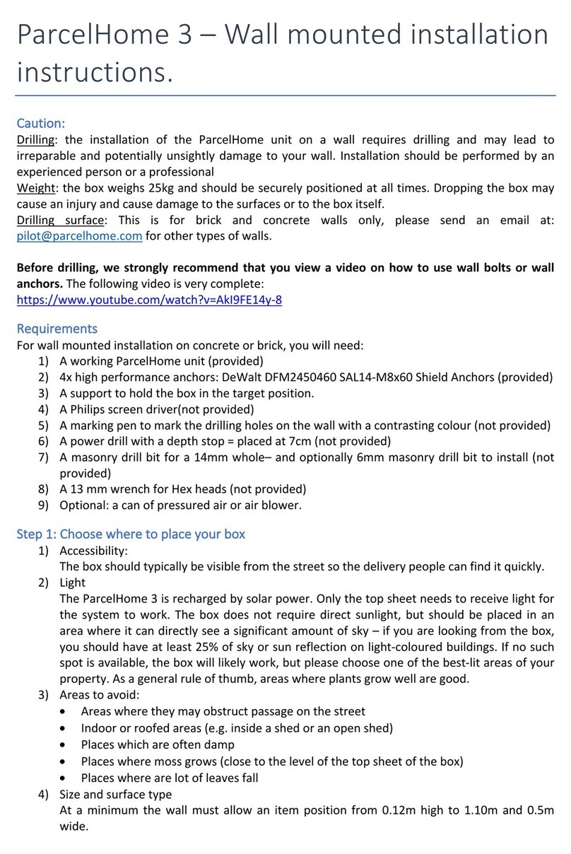 ParcelHome 3 installation instructions