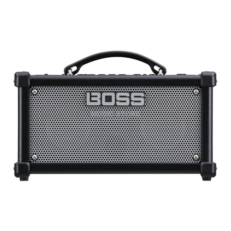 BOSSCO DUAL CUBE LX owner's manual