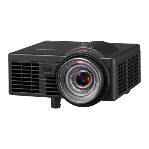 Ricoh PJ WXC1210 User manual