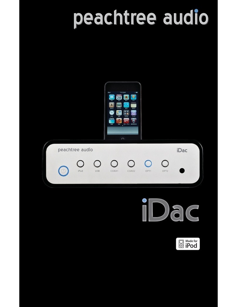 Peachtree Audio iDac manual Peachtree Audio iDac manual