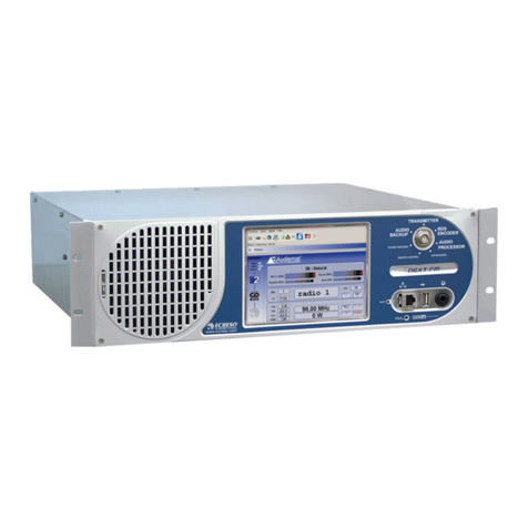 Worldcast Systems ecreso NEXT FM user manual
