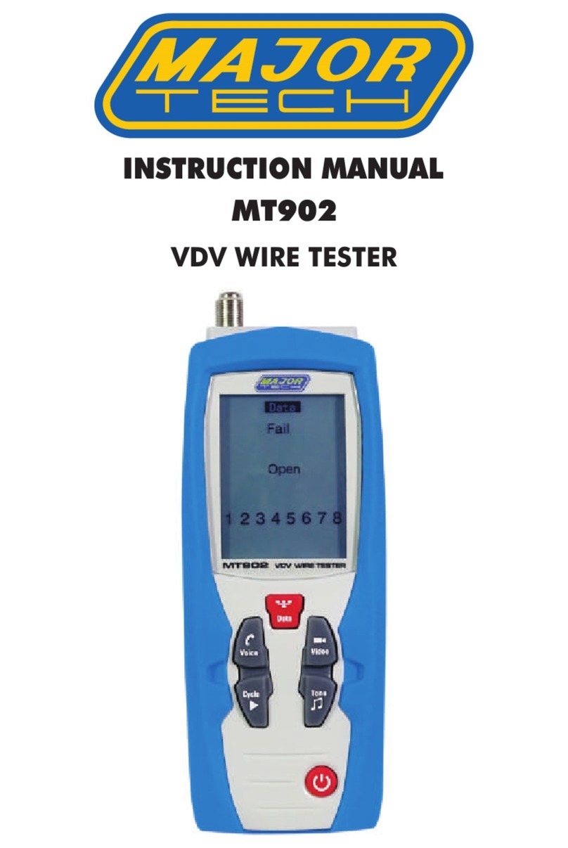 Major tech MT902 instruction manual