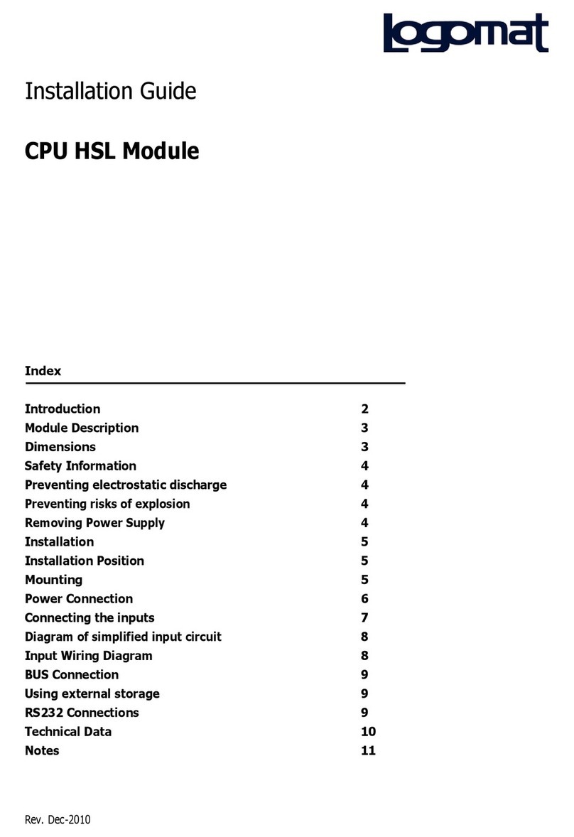 LOGOMAT HSL CPU installation guide LOGOMAT HSL CPU installation guide