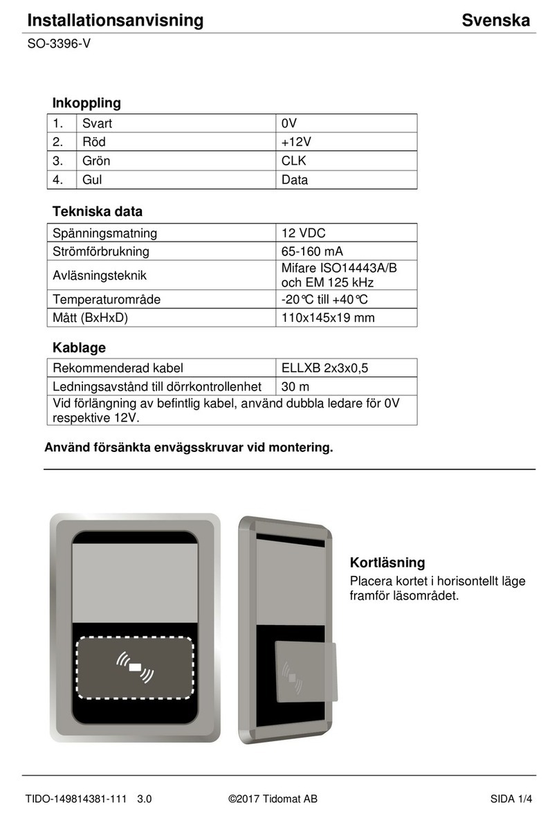 Tidomat SO-3396-V User manual