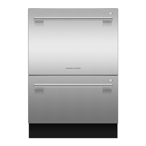 Fisher & Paykel DOUBLE DISHDRAWER DD24DHTI installation guide