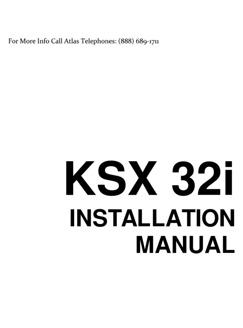 Key System US Atlas IIE KSX 32i installation manual