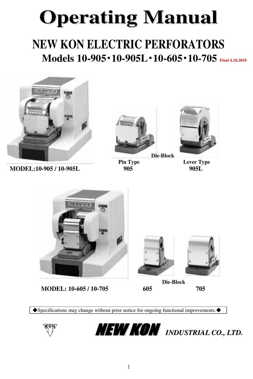 NEW KON 10 Series operating manual