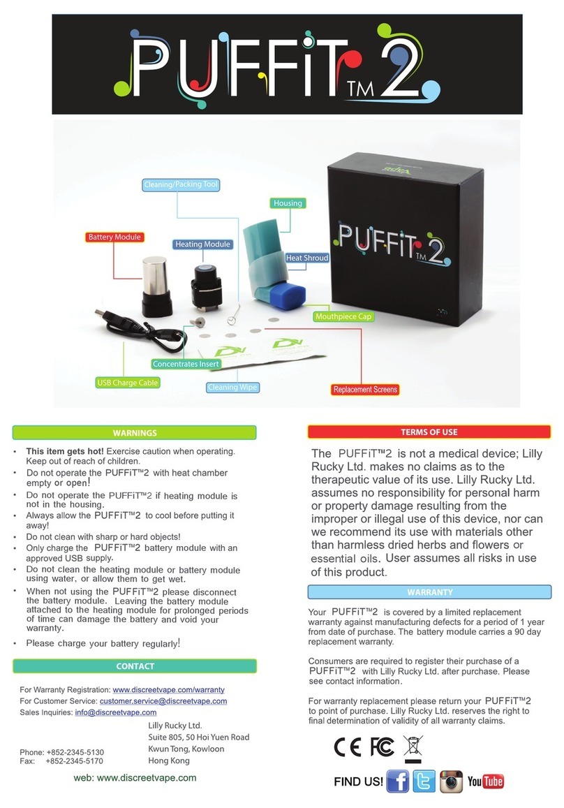 Lilly Rucky PUFFiT 2 User manual