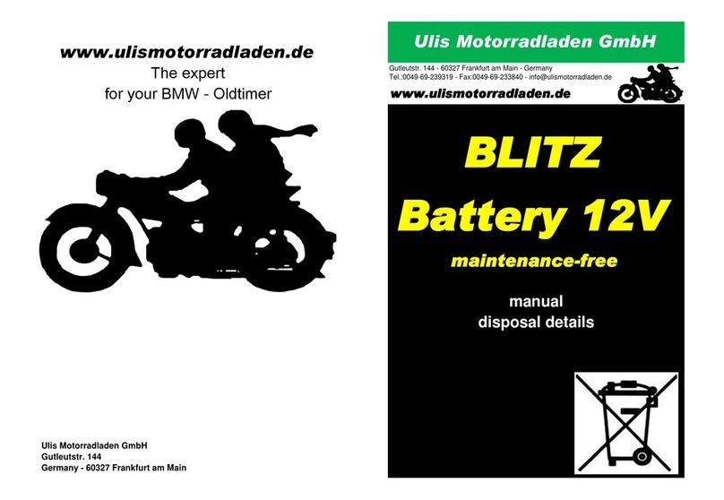 Ulis Motorradladen BLITZ User manual