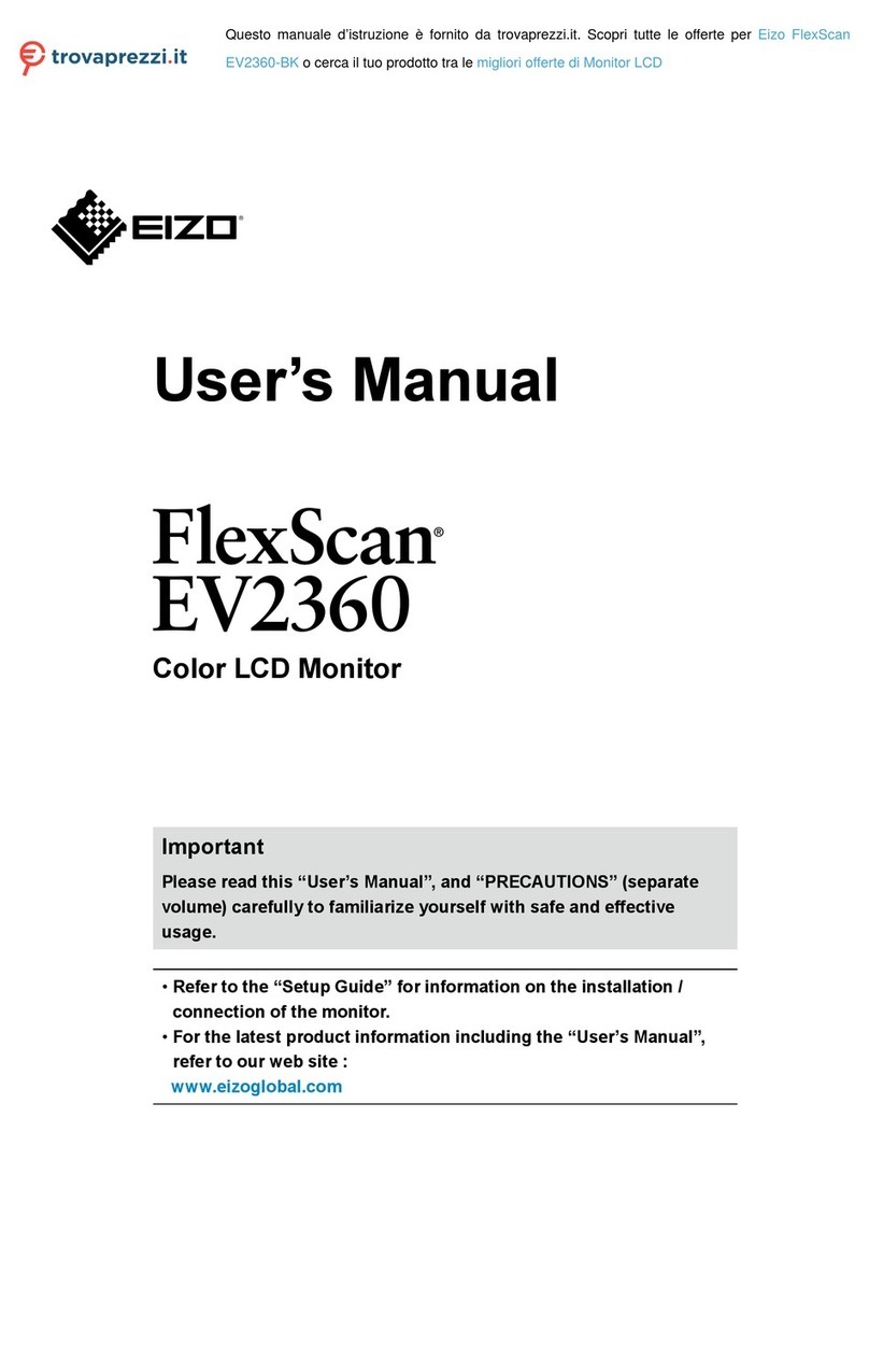 Eizo FlexScan EV2360 User manual