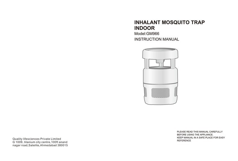 Moskitrap GM966 instruction manual