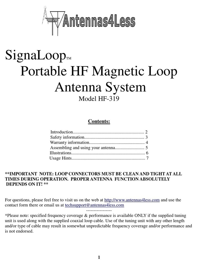 Antennas4Less SignaLoop HF-319 manual