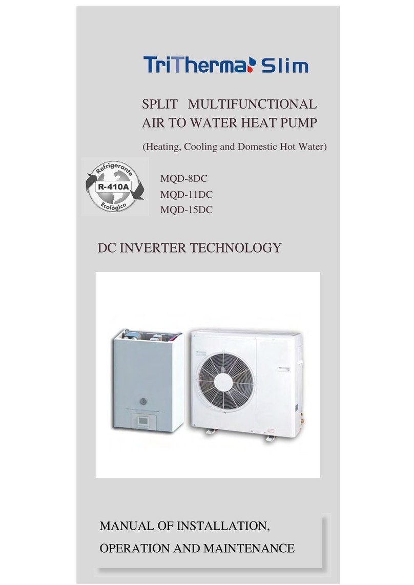 TriTherma Slim MQD-8DC Advance Installation, Operation and Maintenance