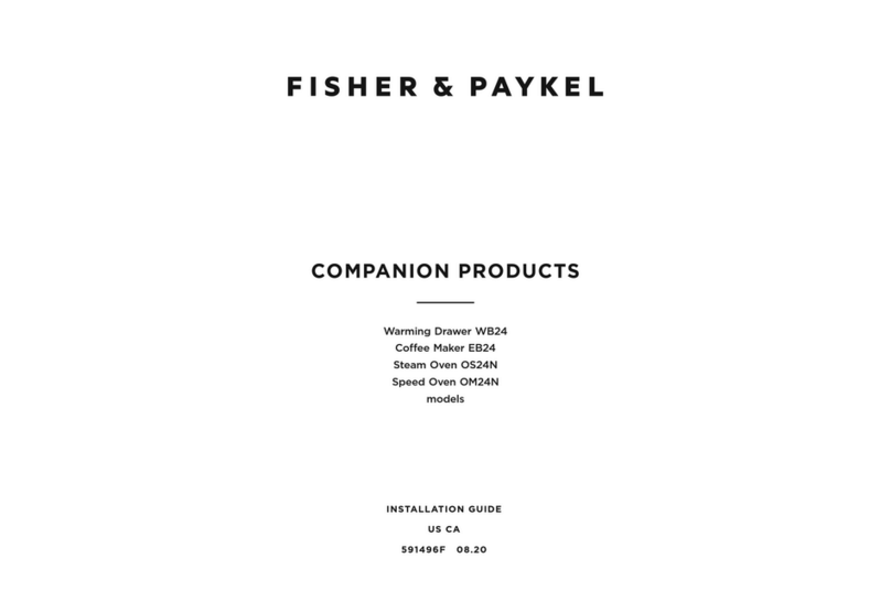 Fisher & Paykel OS24N installation guide