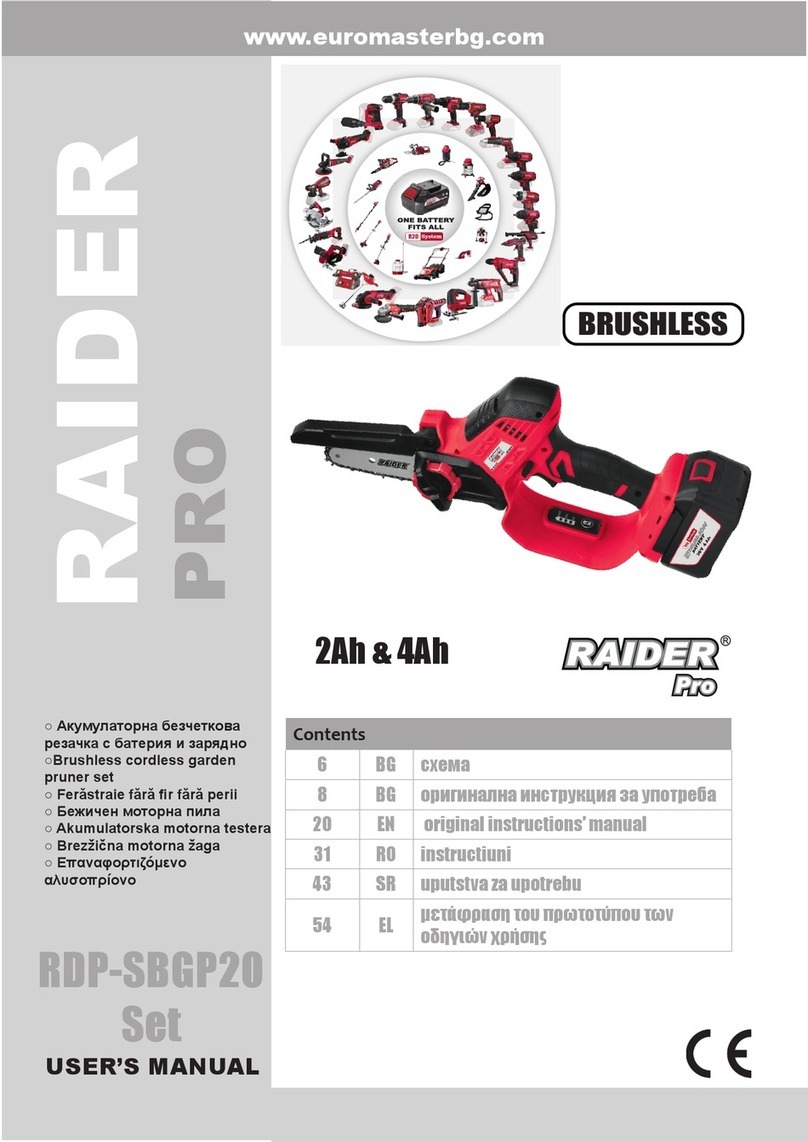 Raider Pro RDP-SBGP20 user manual