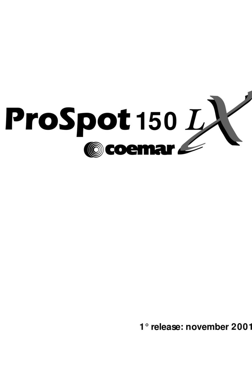 Coemar ProSpot 150 LX User manual