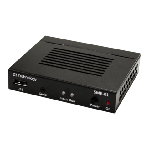Z3 Technology Z3-SME-01 User instructions