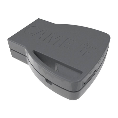 CAME 806SA-0140 User manual