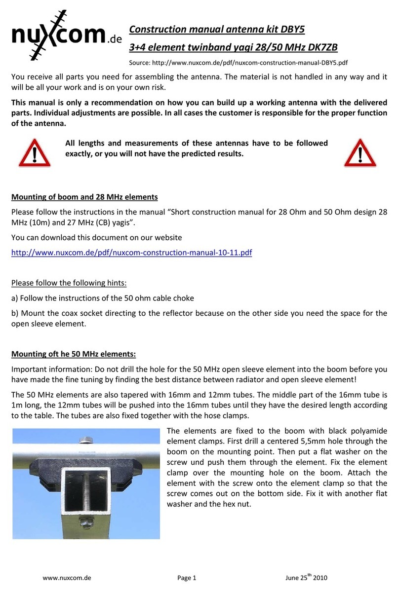 NUXCOM DBY5 Construction manual