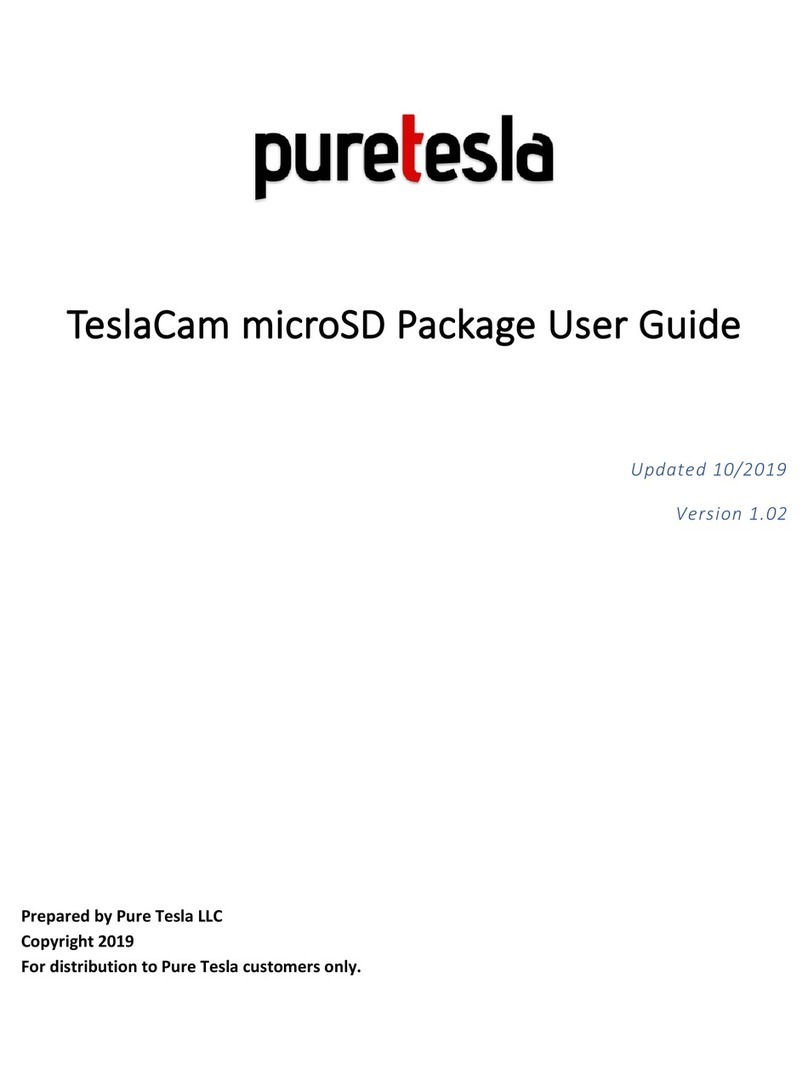 Pure Tesla TeslaCam microSD user guide