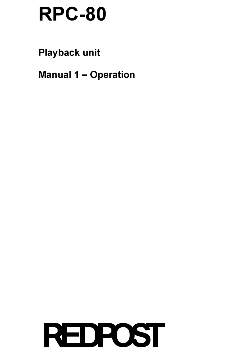 Redpost RPC-80 User manual