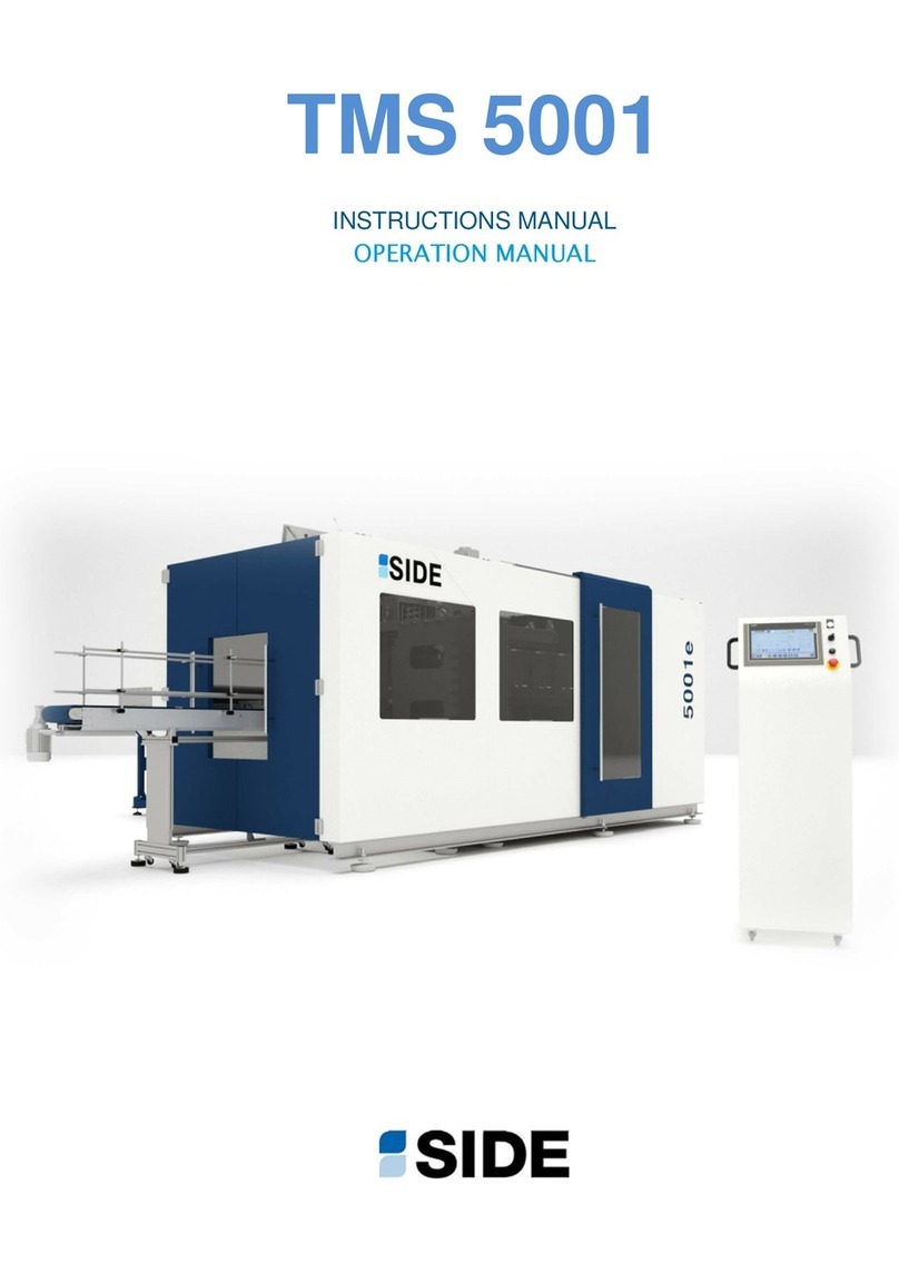 Side TMS 5001 instruction manual