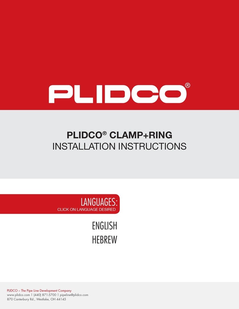 PLIDCO CLAMP-RING installation instructions