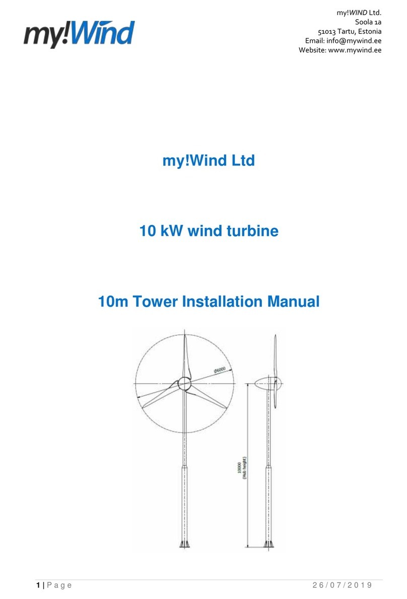 my!WIND 10 kW wind turbine installation manual