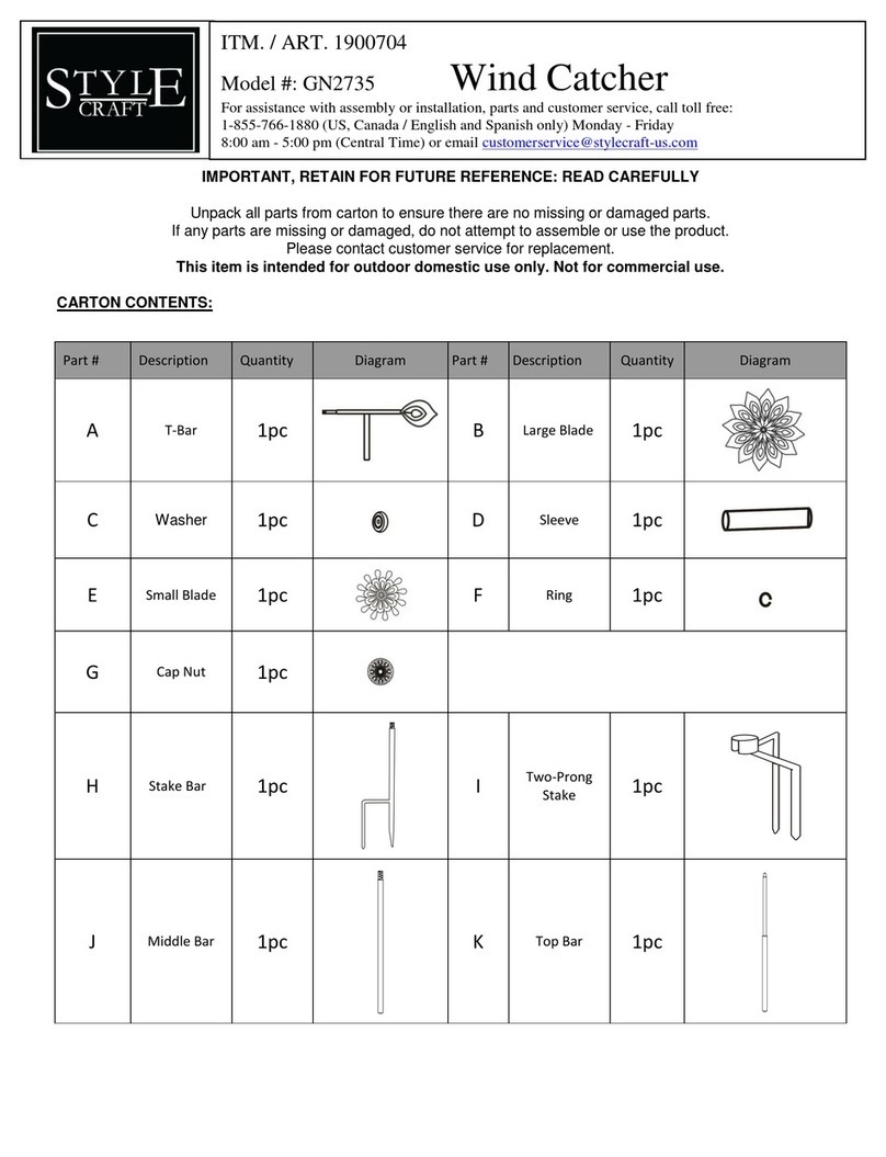 STYLECRAFT GN2735 quick guide