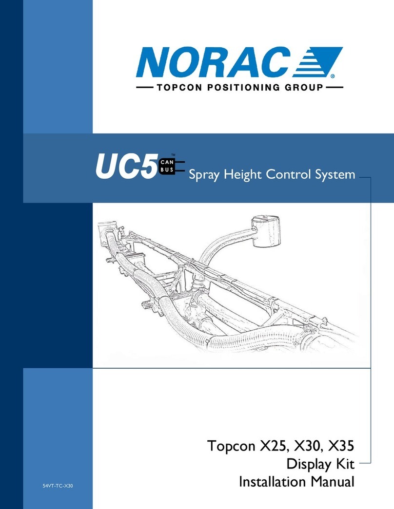 Topcon Positioning Group NORAC UC5 installation manual