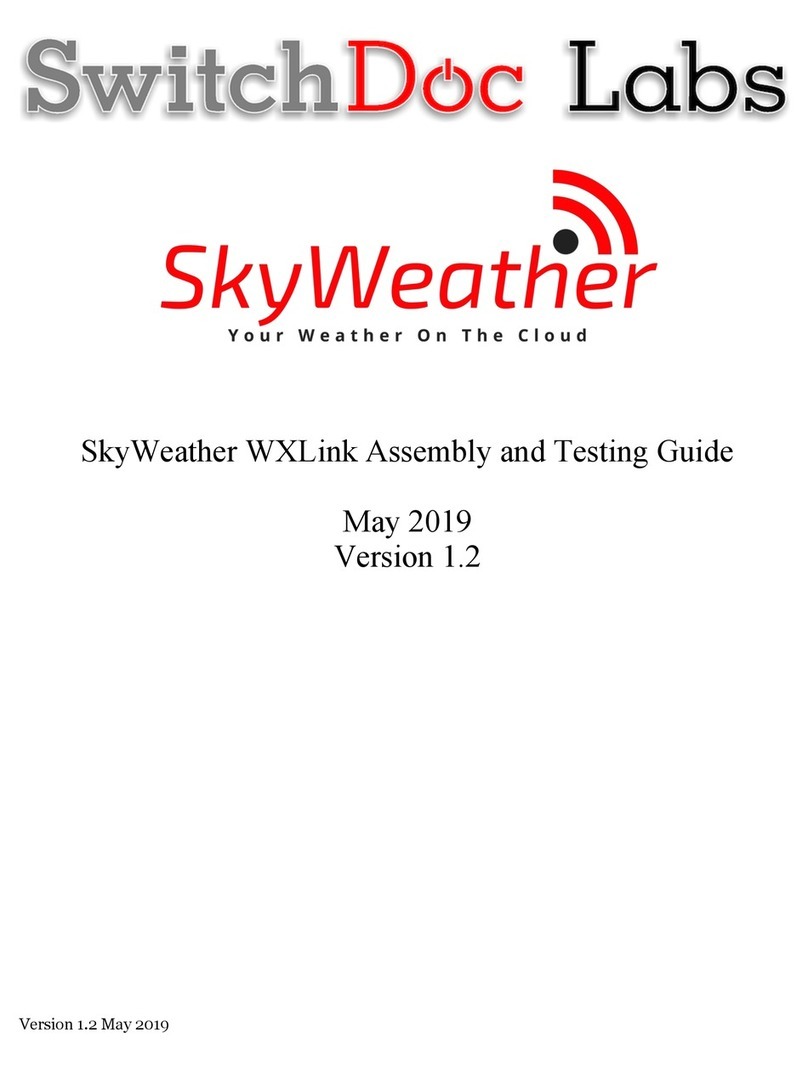 SwitchDoc Labs SkyWeather WXLink User manual