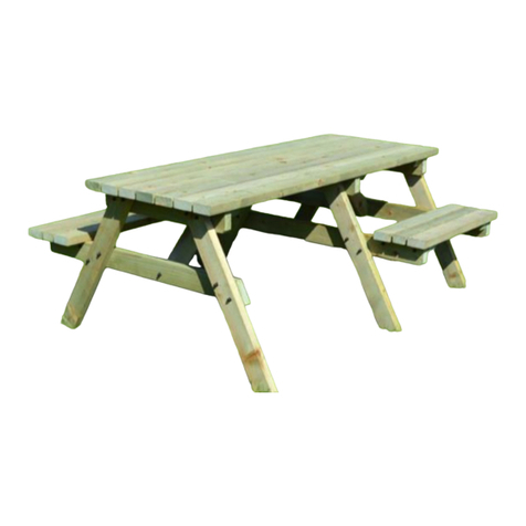 Rutland County Garden Furniture Bisbrooke Assembly instructions