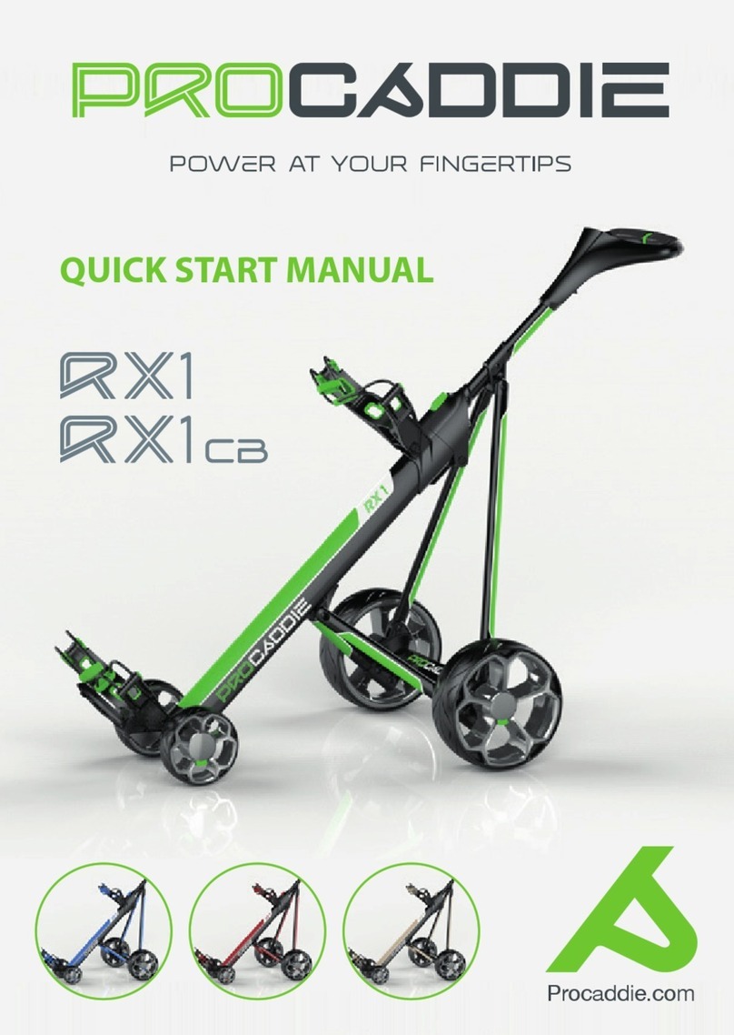 ProCaddie RX1 Quick start manual