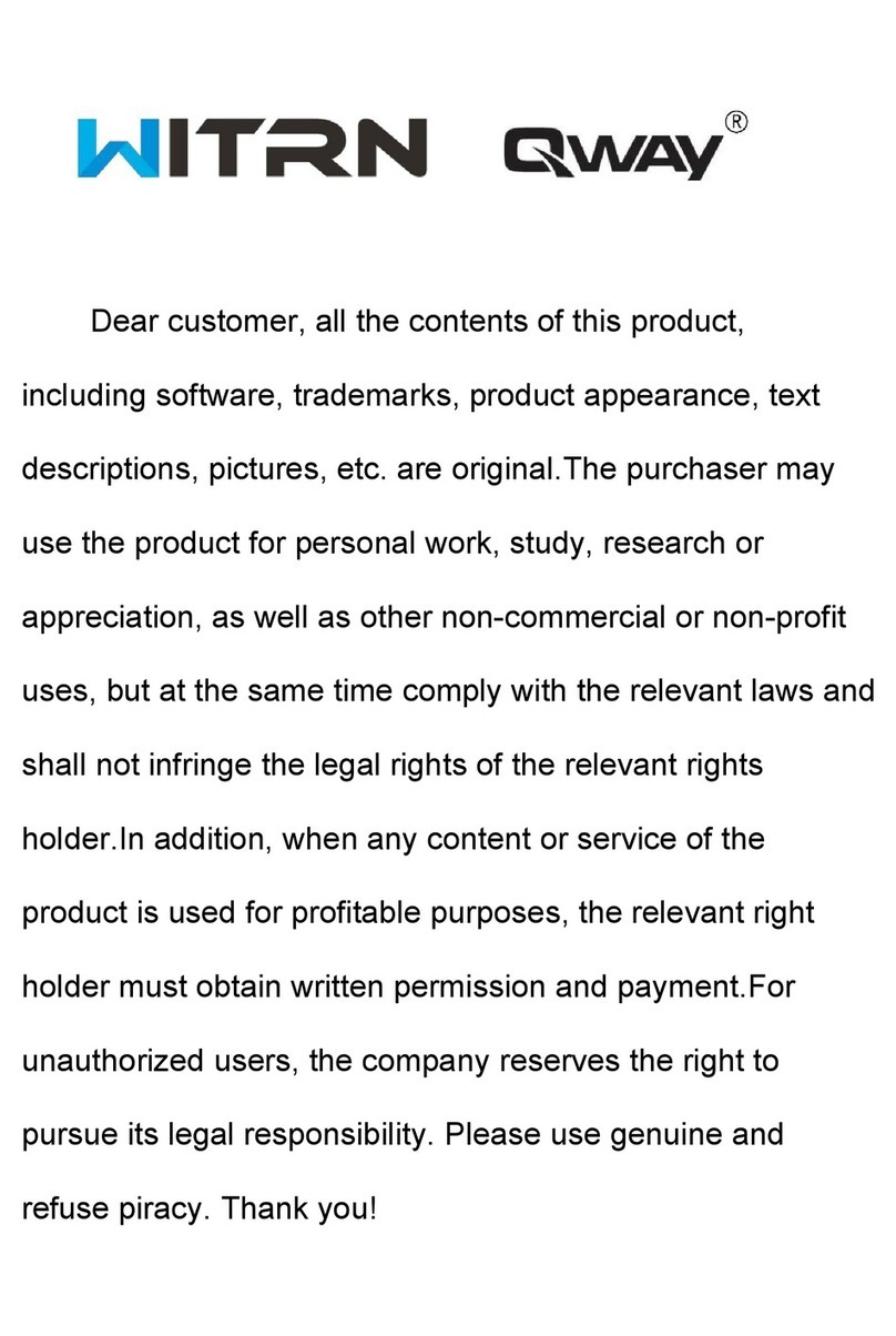 WITRN Qway U2p User manual