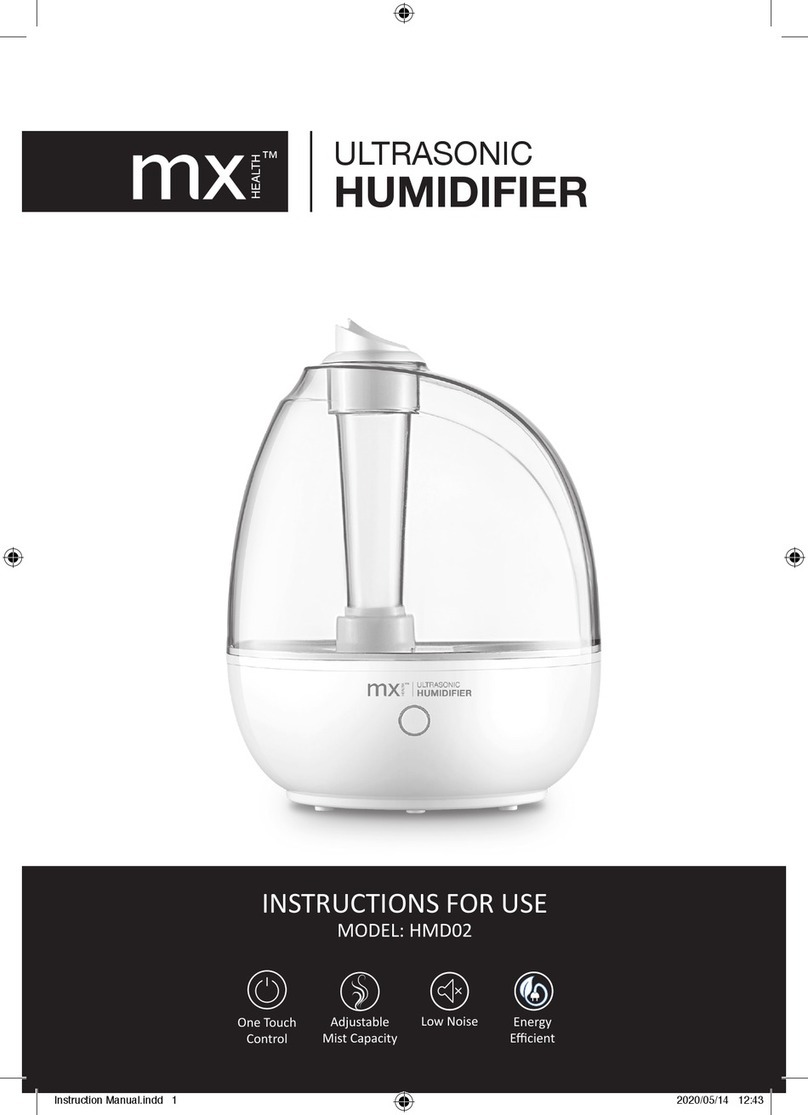 MX HEALTH HMD02 User manual