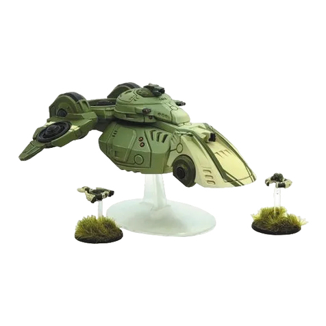 Warlord Games Beyond the Gates of Antares C3T7 Transporter... Assembly Leaflet