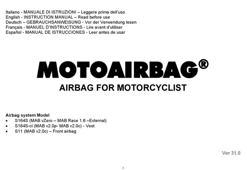 MOTOAIRBAG S64S User manual