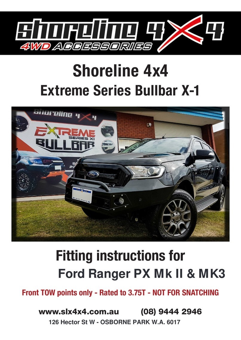 Shoreline 4x4 Extreme Series Fitting instructions