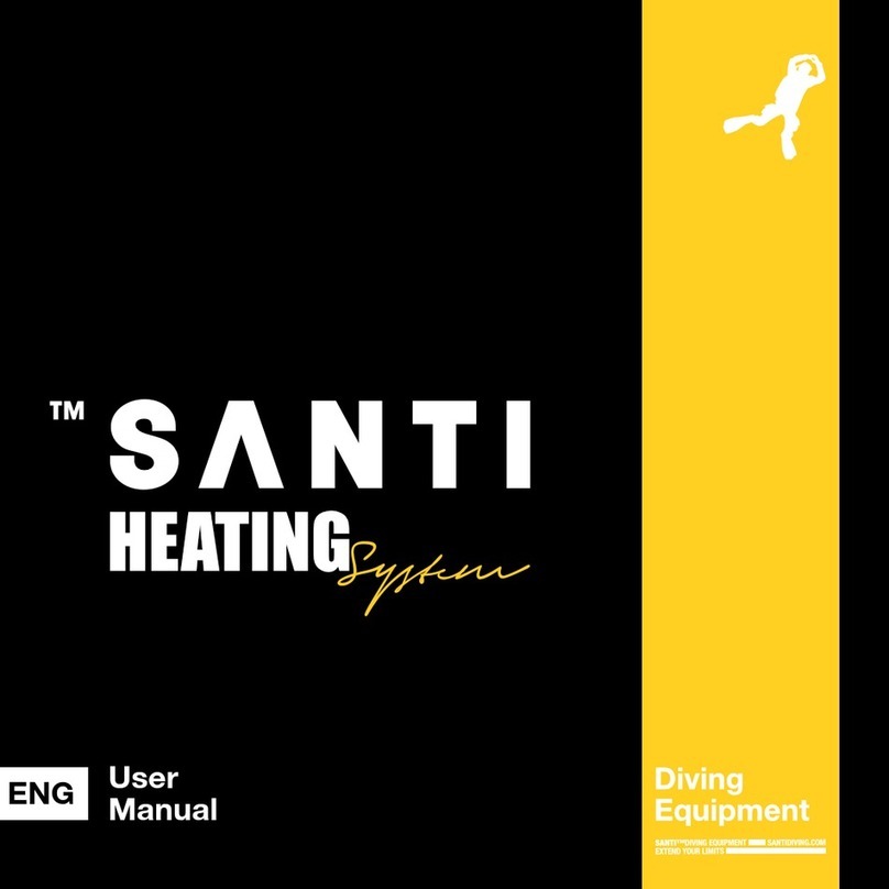SANTI Heated Undersuit BZ400 user manual