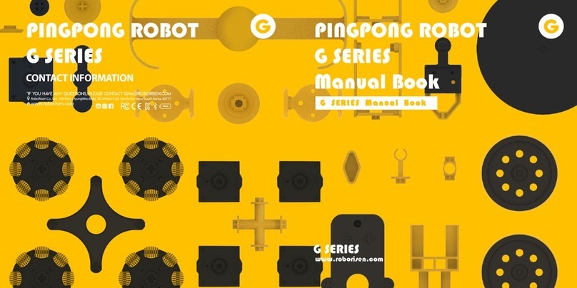 ROBORISEN PINGPONG G Series Manual book ROBORISEN PINGPONG G Series Manual book