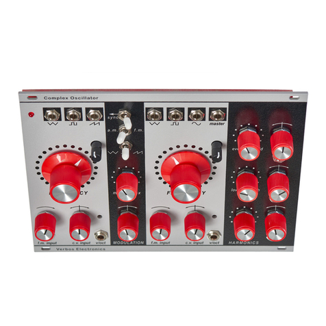 Verbos Electronics Complex Oscillator User manual