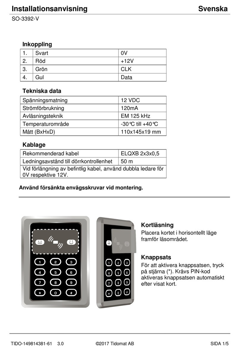 Tidomat SO-3392-V User manual
