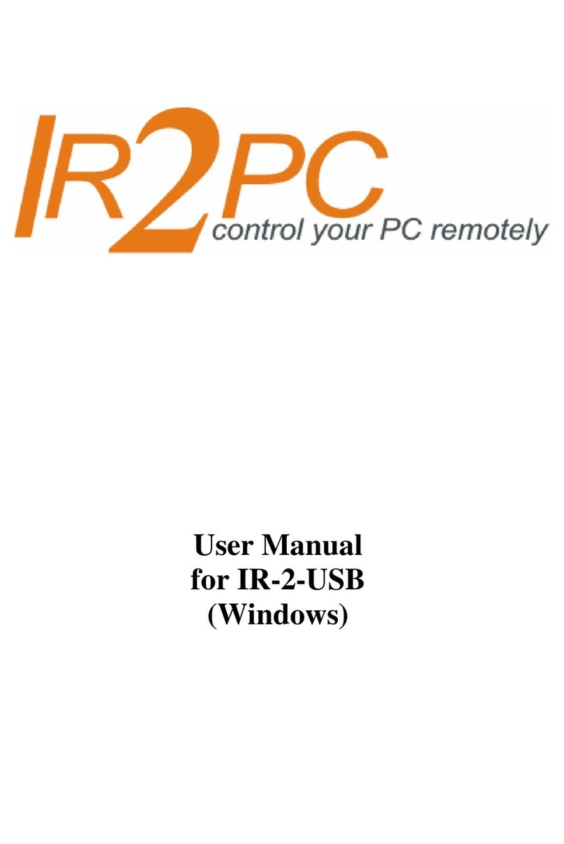 IR2PC IR-2-USB User manual
