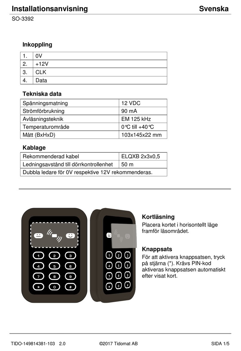 Tidomat SO-3392 installation instructions