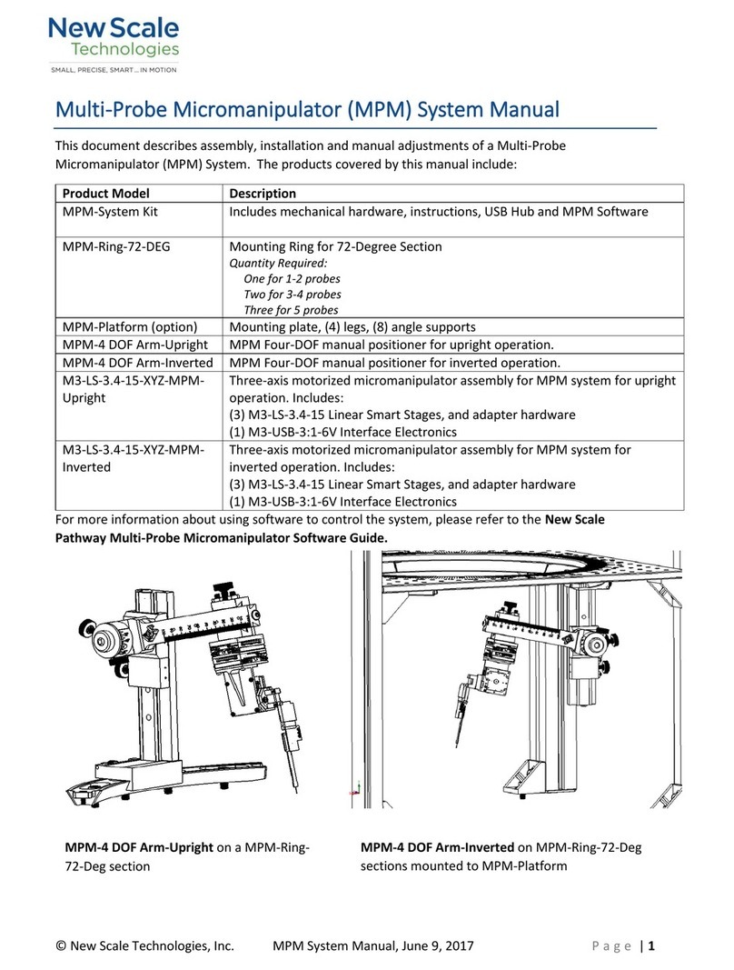 New Scale Technologies MPM-System Kit User guide