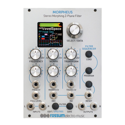 Rossum Electro-Music MORPHEUS manual