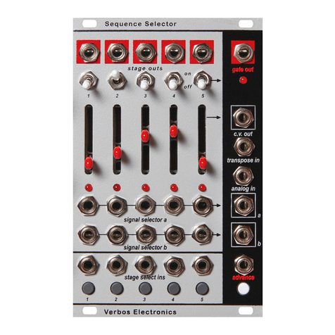 Verbos Electronics Sequence Selector quick guide