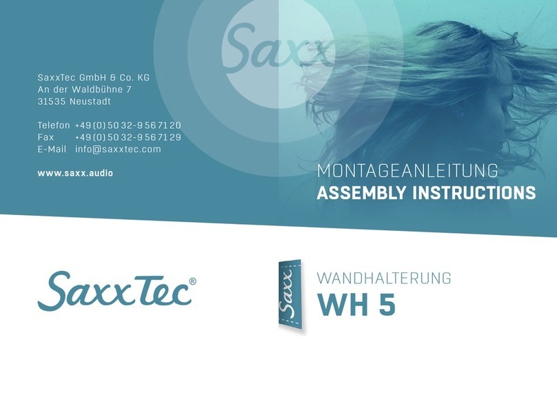 SaxxTec WH 5 User manual