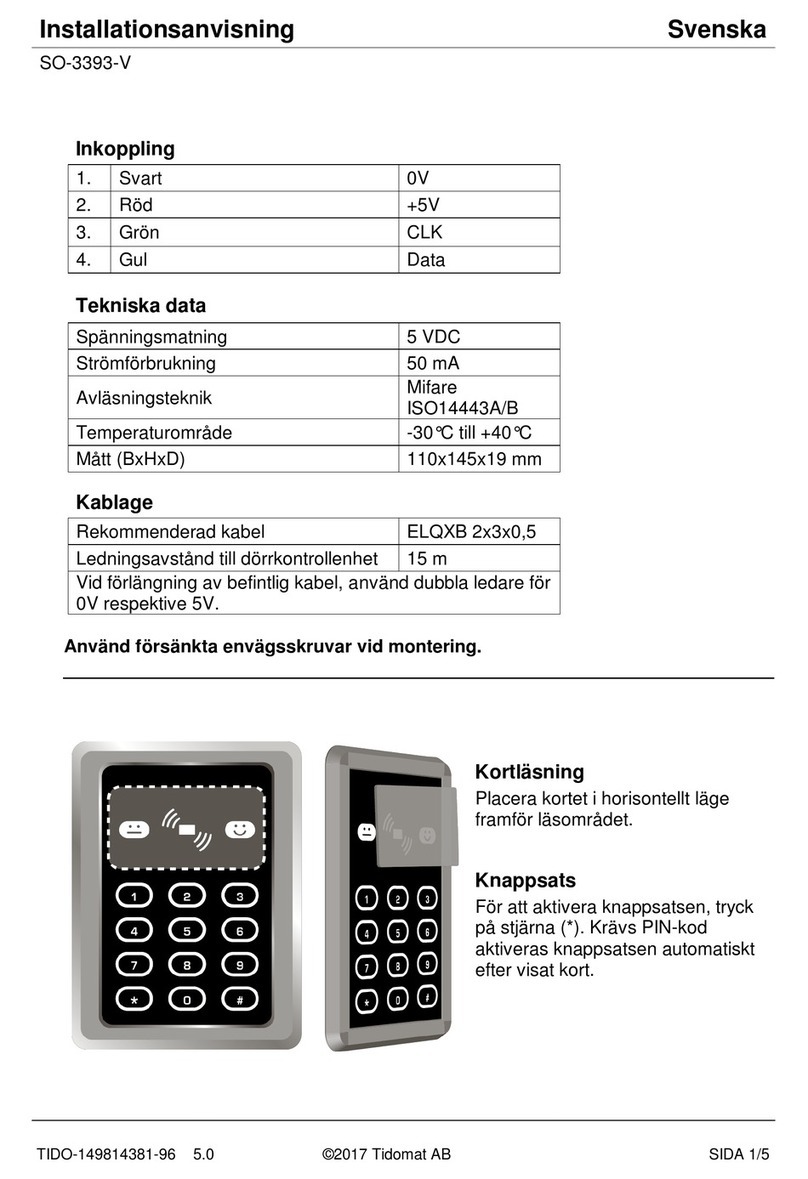Tidomat SO-3393-V installation instructions